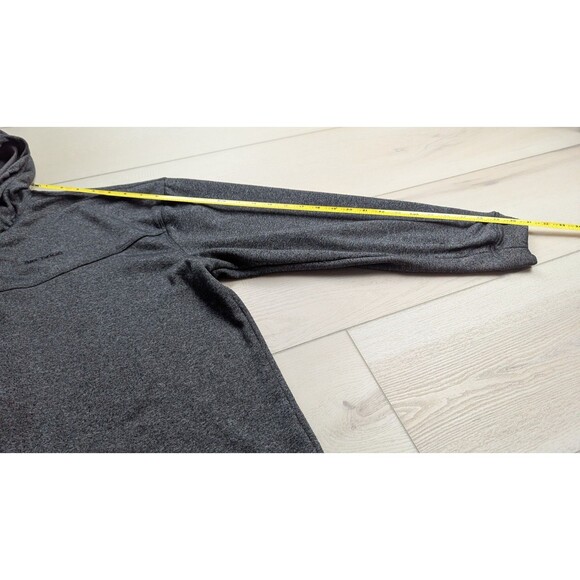 VTG Big Dogs Sweatshirt Hoodie Mens XL Full Zip High Tech Polar Gear Fleece Gray - Picture 7 of 8